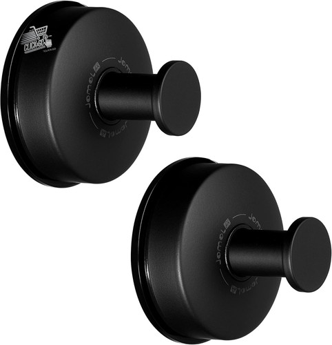 Ganci ventosa nero acciaio - nero,